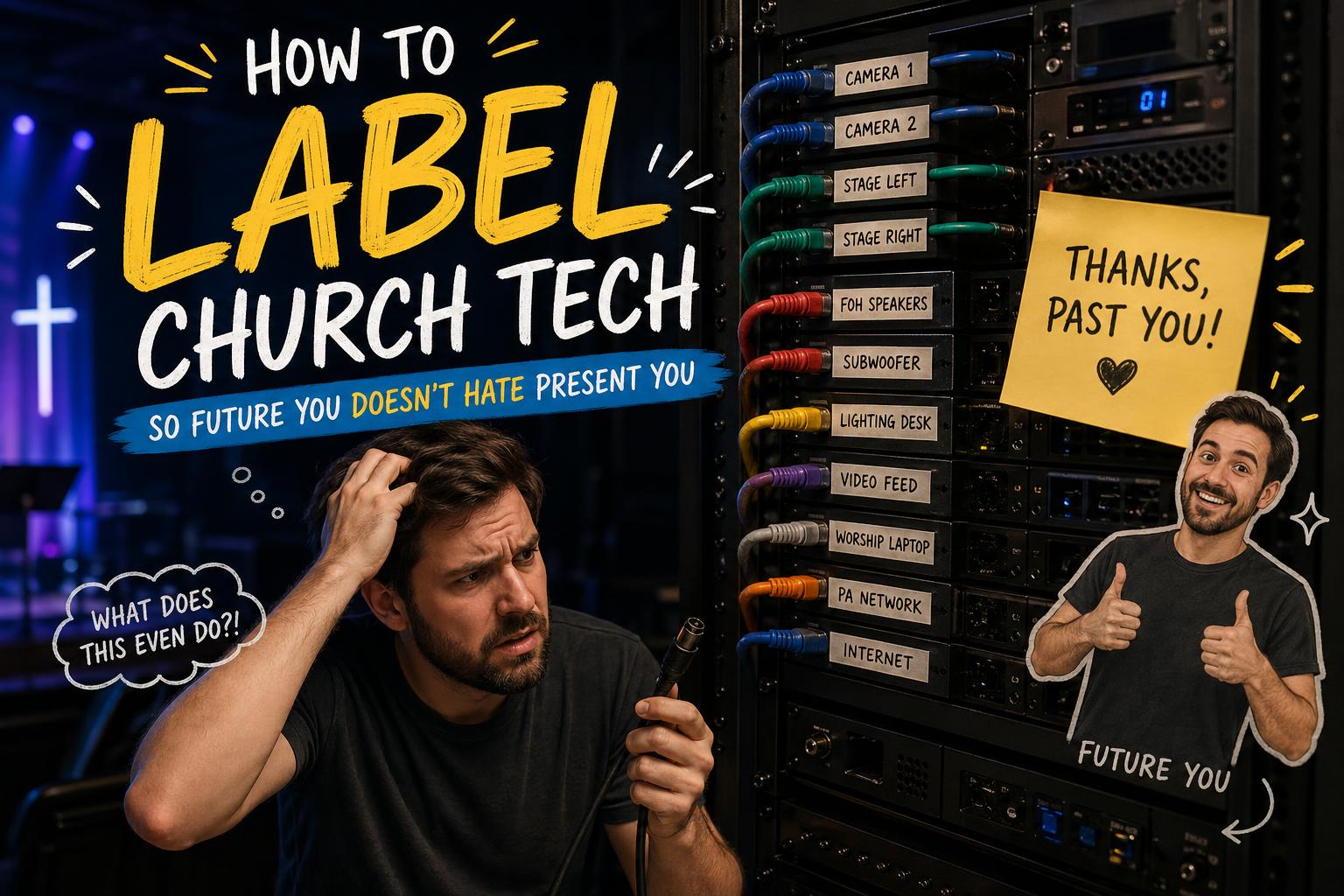 How to Label Church Tech So Future You Doesn't Hate Present You