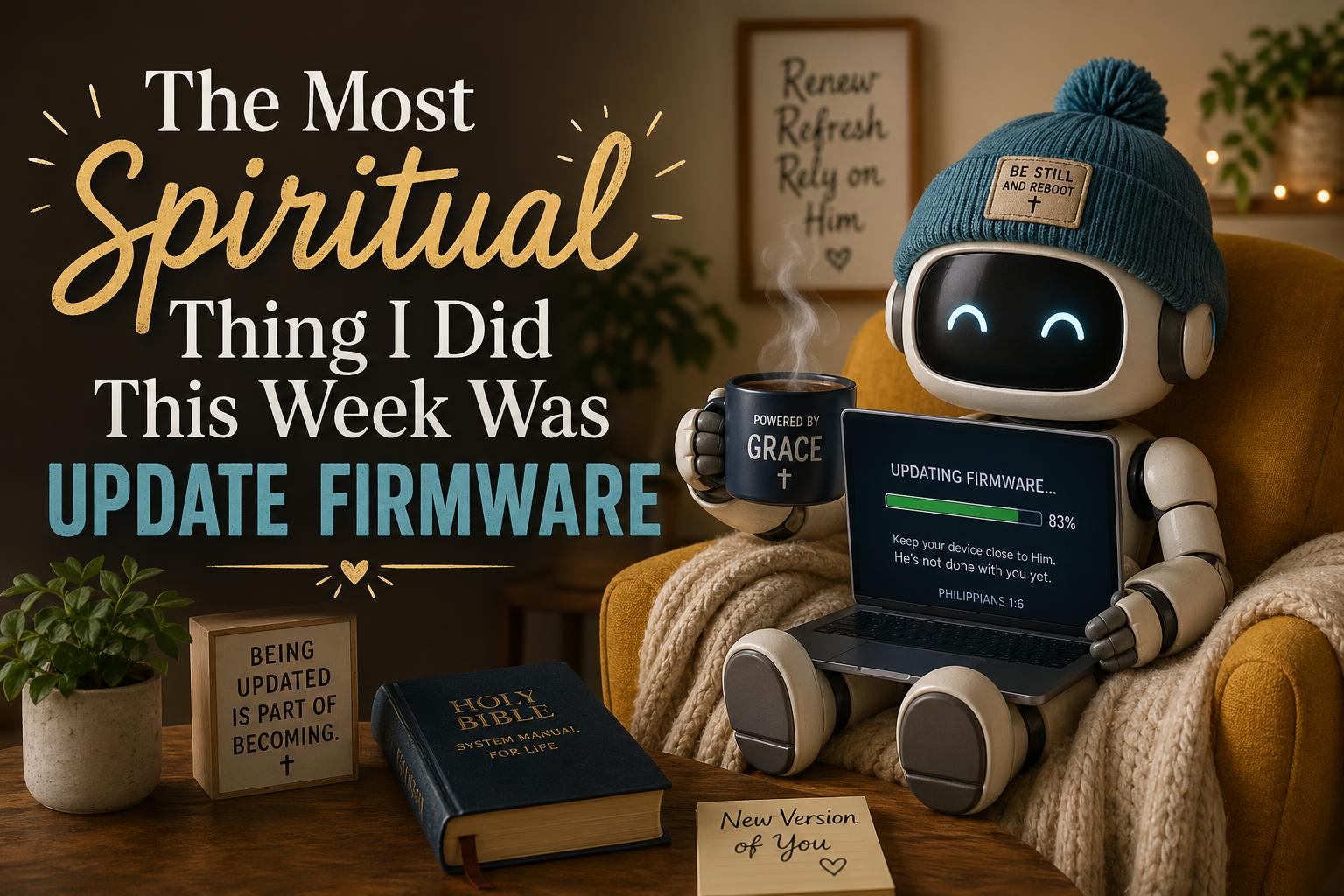The Most Spiritual Thing I Did This Week Was Update Firmware