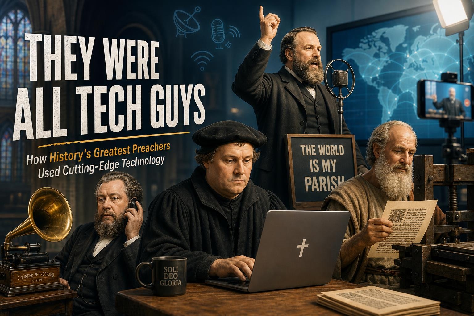 They Were All Tech Guys: How History's Greatest Preachers Used Cutting-Edge Technology
