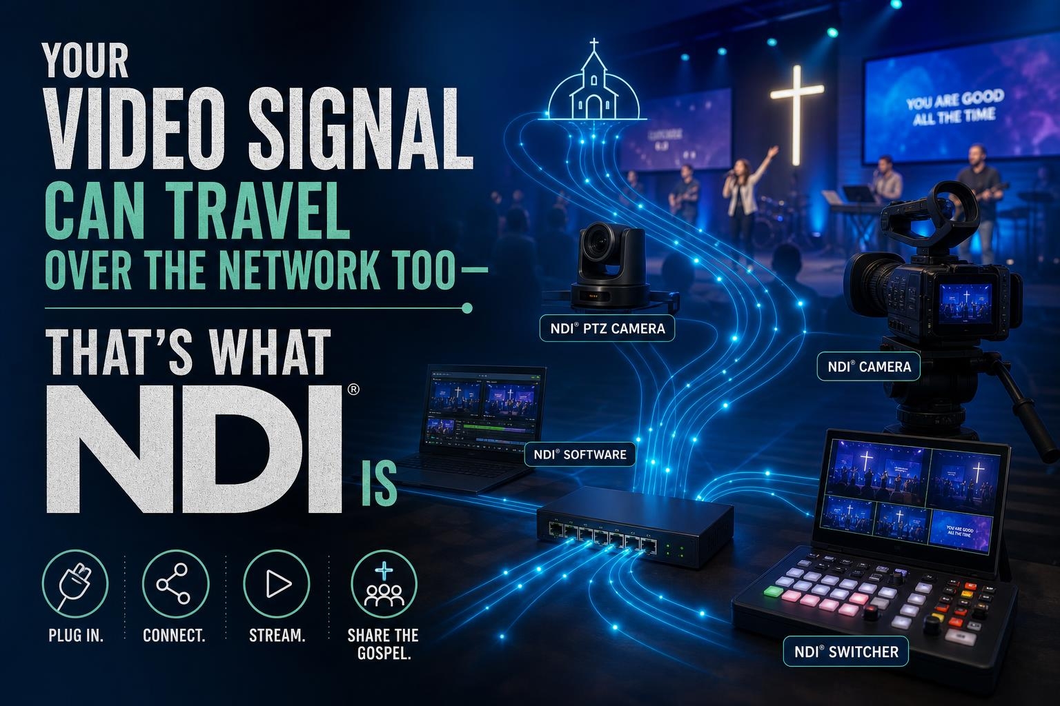 Your Video Signal Can Travel Over the Network Too — That's What NDI Is